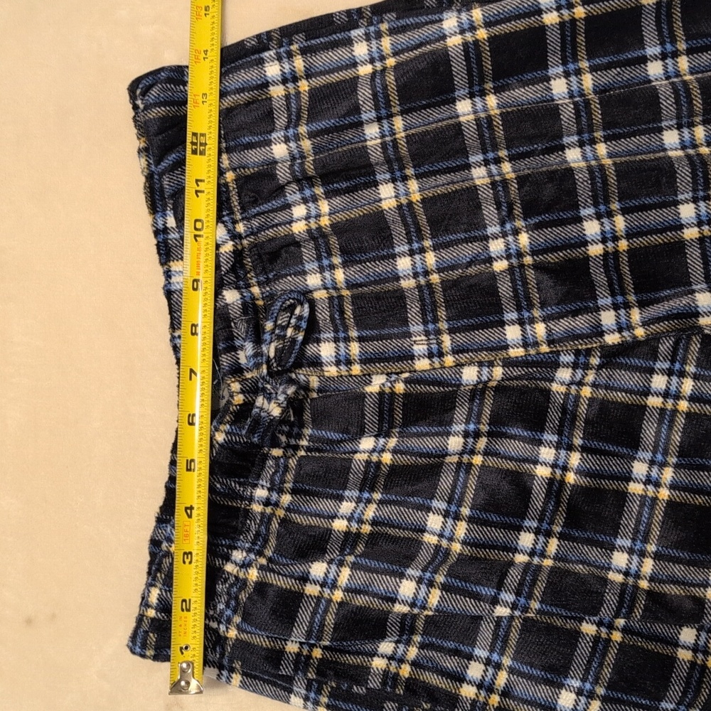 Essentials Sleepwear By Kevin Apparel Men's Plaid Pajama Pants Size Medium Nwt - Picture 5 of 7